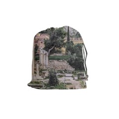 Roman Agora, Athens, Greece Drawstring Pouch (medium) by dflcprintsclothing
