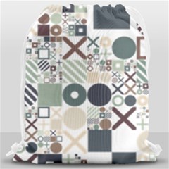 Mosaic Print Drawstring Bag (large) by designsbymallika