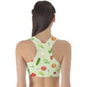 Seamless Pattern With Vegetables  Delicious Vegetables Sports Bra View2