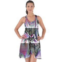 Techno Bouquet Show Some Back Chiffon Dress by MRNStudios