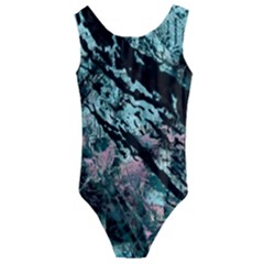 Shallow Water Kids  Cut-out Back One Piece Swimsuit by MRNStudios