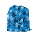 Folk flowers art pattern Floral  surface design  Seamless pattern Drawstring Pouch (XL) View2