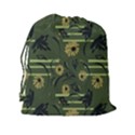 Folk flowers art pattern Floral  surface design  Seamless pattern Drawstring Pouch (2XL) View2