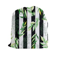 Minimal Stripes Pattern Drawstring Pouch (2xl) by designsbymallika