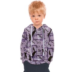 Folk Flowers Art Pattern Floral  Kids  Overhead Hoodie by Eskimos