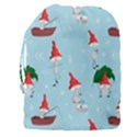 Funny Mushrooms Go About Their Business Drawstring Pouch (3XL) View2
