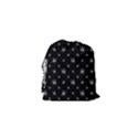 Black And White Funny Monster Print Pattern Drawstring Pouch (XS) View2