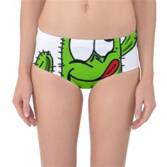 Cactus Mid-waist Bikini Bottoms by IIPhotographyAndDesigns