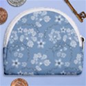 Folk flowers art pattern  Horseshoe Style Canvas Pouch View2
