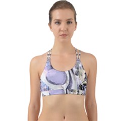 Landslide Baby Blue Back Web Sports Bra by MRNStudios