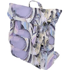 Landslide Baby Blue Buckle Up Backpack by MRNStudios