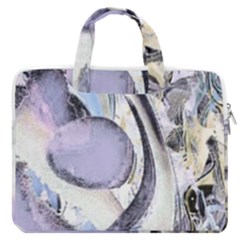 Landslide Baby Blue Macbook Pro Double Pocket Laptop Bag by MRNStudios