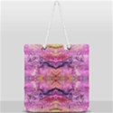 Magenta kaleidoscope Full Print Rope Handle Tote (Large) View2
