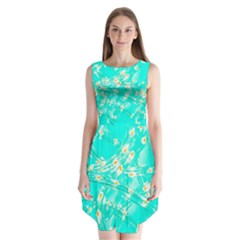 Pop Art Neuro Light Sleeveless Chiffon Dress   by essentialimage365