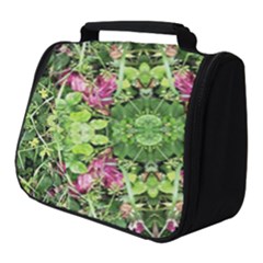 Emerald Patterns Full Print Travel Pouch (small) by kaleidomarblingart