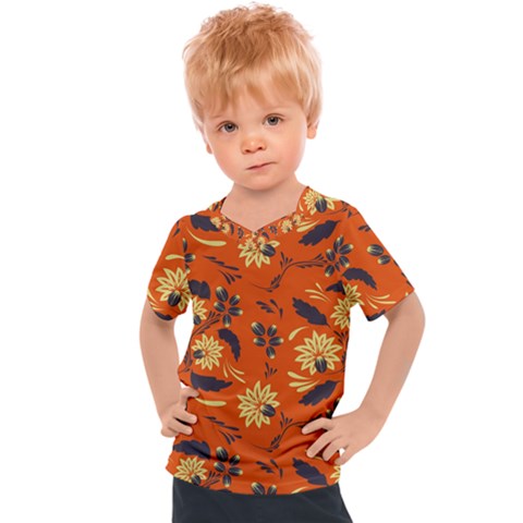 Folk Flowers Pattern  Kids  Sports Tee by Eskimos