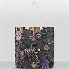 Whirligig Full Print Rope Handle Tote (large) by MRNStudios