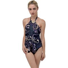 Whirligig Go With The Flow One Piece Swimsuit by MRNStudios