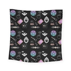 Witch Goth Pastel Pattern Square Tapestry (small) by NerdySparkleGoth