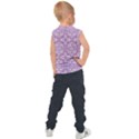 purple pattern Oval Kids  Sport Tank Top View2