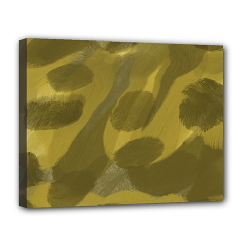 Olives Canvas 14  X 11  (stretched) by kiernankallan