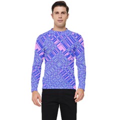Root Humanity Barcode Purple Pink And Galuboi Men s Long Sleeve Rash Guard by WetdryvacsLair