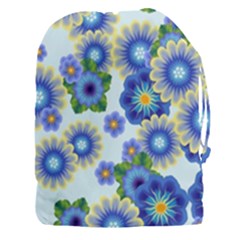 Flower Bomb 7 Drawstring Pouch (3xl) by PatternFactory