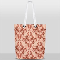 Great Vintage Pattern F Full Print Rope Handle Tote (small) by PatternFactory