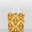 Great Vintage Pattern B Full Print Rope Handle Tote (Small) View2