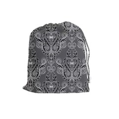 Great Vintage Pattern A Drawstring Pouch (large) by PatternFactory