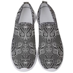 Great Vintage Pattern A Men s Slip On Sneakers by PatternFactory
