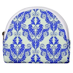 Great Vintage Pattern D Horseshoe Style Canvas Pouch by PatternFactory