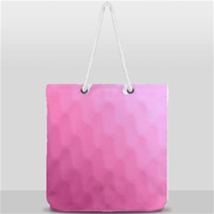 Wonderful Gradient Shades 5 Full Print Rope Handle Tote (large) by PatternFactory