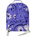 Folk flowers pattern  Double Compartment Backpack View3