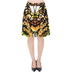 Bigcat Butterfly Velvet High Waist Skirt by IIPhotographyAndDesigns