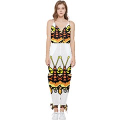Bigcat Butterfly Sleeveless Tie Ankle Jumpsuit by IIPhotographyAndDesigns