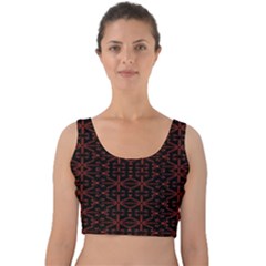 Spiro Velvet Crop Top by Sparkle