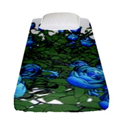 Flowers-roses-rose-nature-bouquet Fitted Sheet (single Size) by Sapixe