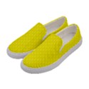 Soft Pattern Yellow Women s Canvas Slip Ons View2