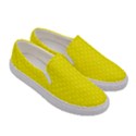 Soft Pattern Yellow Women s Canvas Slip Ons View3