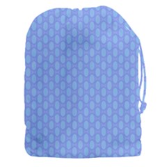Soft Pattern Blue Drawstring Pouch (3xl) by PatternFactory