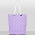 Soft Pattern Lilac Full Print Rope Handle Tote (Small) View2
