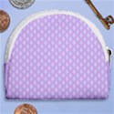 Soft Pattern Lilac Horseshoe Style Canvas Pouch View2
