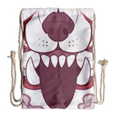 Kitsune Mask Drawstring Bag (large) by mindnmint