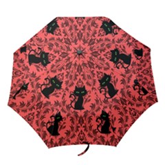 Cat Pattern Folding Umbrellas by NerdySparkleGoth
