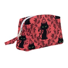 Cat Pattern Wristlet Pouch Bag (medium) by NerdySparkleGoth
