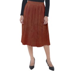 Toffee Classic Velour Midi Skirt  by kiernankallan