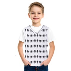 Athletic Running Graphic Silhouette Pattern Kids  Basketball Tank Top by dflcprintsclothing