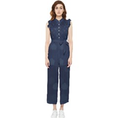 Blueberries Women s Frill Top Jumpsuit by kiernankallan