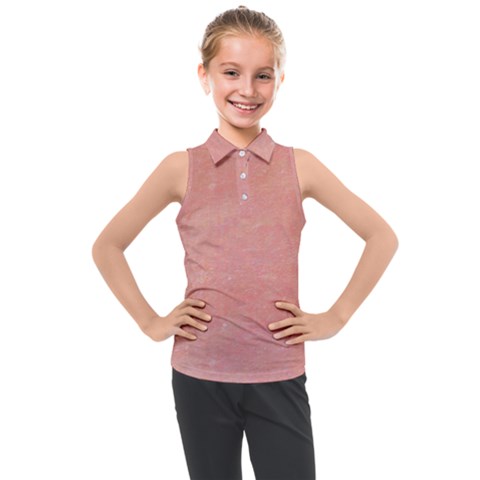 Peaches And Cream Kids  Sleeveless Polo Tee by kiernankallan